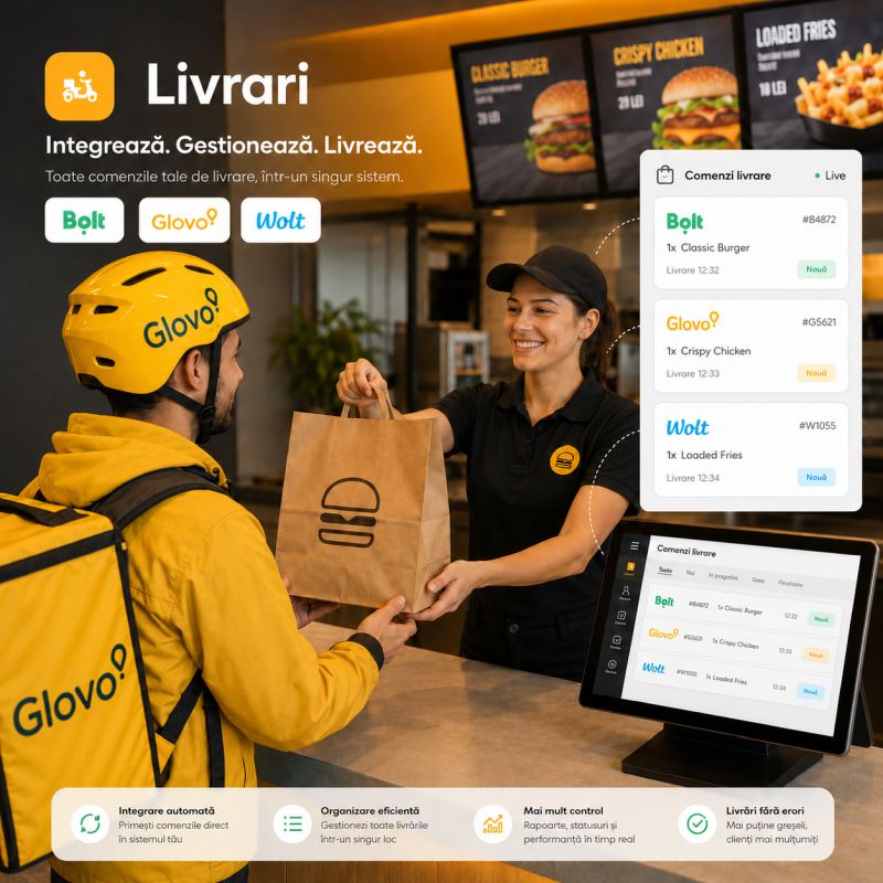 Comenzi si livrari restaurant